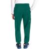 Cherokee Men’s Jogger Modern fit mid-Rise Pull-on Bottoms with 6 Pockets and Elastic Waistband WW251(Hunter Green)