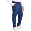 Cherokee Men’s Jogger Modern fit mid-Rise Pull-on Bottoms with 6 Pockets and Elastic Waistband WW251(Navy)