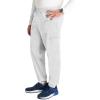 Cherokee Men’s Jogger Modern fit mid-Rise Pull-on Bottoms with 6 Pockets and Elastic Waistband WW251(White)