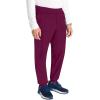 Cherokee Men’s Jogger Modern fit mid-Rise Pull-on Bottoms with 6 Pockets and Elastic Waistband WW251(Wine)