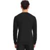 Cherokee Men’s Long Sleeve Underscrub Tee Modern T-Shirt with Crew Neck – CK807(Black – 3 Pack)