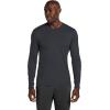 Cherokee Men’s Long Sleeve Underscrub Tee Modern T-Shirt with Crew Neck – CK807(Black / White / Pewter – 3 Pack)