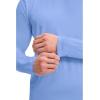 Cherokee Men’s Long Sleeve Underscrub Tee Modern T-Shirt with Crew Neck – CK807(Ciel Blue)