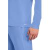 Cherokee Men’s Long Sleeve Underscrub Tee Modern T-Shirt with Crew Neck – CK807(Ciel Blue)