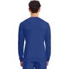 Cherokee Men’s Long Sleeve Underscrub Tee Modern T-Shirt with Crew Neck – CK807(Galaxy Blue)