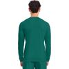 Cherokee Men’s Long Sleeve Underscrub Tee Modern T-Shirt with Crew Neck – CK807(Hunter Green)