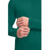 Cherokee Men’s Long Sleeve Underscrub Tee Modern T-Shirt with Crew Neck – CK807(Hunter Green)