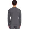 Cherokee Men’s Long Sleeve Underscrub Tee Modern T-Shirt with Crew Neck – CK807(Pewter – 2 Pack)