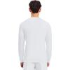 Cherokee Men’s Long Sleeve Underscrub Tee Modern T-Shirt with Crew Neck – CK807(White – 2 Pack)