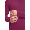 Cherokee Men’s Long Sleeve Underscrub Tee Modern T-Shirt with Crew Neck – CK807(Wine)