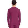 Cherokee Men’s Long Sleeve Underscrub Tee Modern T-Shirt with Crew Neck – CK807(Wine)