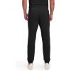 Cherokee Mens Mid Rise Jogger Scrub Pants with Zipper Cargo Pocket 360 Stretch Moisture Wicking PROTX2 Fabric – CK004A(Black)