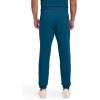 Cherokee Mens Mid Rise Jogger Scrub Pants with Zipper Cargo Pocket 360 Stretch Moisture Wicking PROTX2 Fabric – CK004A(Caribbean Blue)