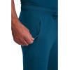 Cherokee Mens Mid Rise Jogger Scrub Pants with Zipper Cargo Pocket 360 Stretch Moisture Wicking PROTX2 Fabric – CK004A(Caribbean Blue)