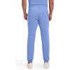 Cherokee Mens Mid Rise Jogger Scrub Pants with Zipper Cargo Pocket 360 Stretch Moisture Wicking PROTX2 Fabric – CK004A(Ciel)