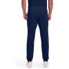 Cherokee Mens Mid Rise Jogger Scrub Pants with Zipper Cargo Pocket 360 Stretch Moisture Wicking PROTX2 Fabric – CK004A(Navy)
