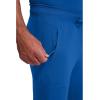 Cherokee Mens Mid Rise Jogger Scrub Pants with Zipper Cargo Pocket 360 Stretch Moisture Wicking PROTX2 Fabric – CK004A(Royal)