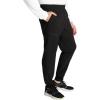 Cherokee Men’s Pull-on Jogger with 5 Pockets, Elastic Waistband, Front Leg Seams and Rib-Knit Cuffs – CK224A(Black)
