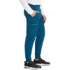 Cherokee Men’s Pull-on Jogger with 5 Pockets, Elastic Waistband, Front Leg Seams and Rib-Knit Cuffs – CK224A(Caribbean Blue)