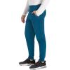 Cherokee Men’s Pull-on Jogger with 5 Pockets, Elastic Waistband, Front Leg Seams and Rib-Knit Cuffs – CK224A(Caribbean Blue)