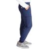 Cherokee Men’s Pull-on Jogger with 5 Pockets, Elastic Waistband, Front Leg Seams and Rib-Knit Cuffs – CK224A(Navy)