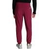 Cherokee Men’s Pull-on Jogger with 5 Pockets, Elastic Waistband, Front Leg Seams and Rib-Knit Cuffs – CK224A(Wine)