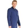 Cherokee Men’s Scrub Jacket, Zip Front Stand-Up Collar and Snap at The Neck Closure – CK329A(Navy)
