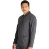 Cherokee Men’s Scrub Jacket, Zip Front Stand-Up Collar and Snap at The Neck Closure – CK329A(Pewter)