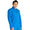 Cherokee Men’s Scrub Jacket, Zip Front Stand-Up Collar and Snap at The Neck Closure – CK329A(Royal)