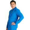 Cherokee Men’s Scrub Jacket, Zip Front Stand-Up Collar and Snap at The Neck Closure – CK329A(Royal)