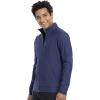 Cherokee Mens Scrub Jacket with a Standard Collar, Zipper Front and 4 Pockets CK399(Navy)