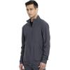 Cherokee Mens Scrub Jacket with a Standard Collar, Zipper Front and 4 Pockets CK399(Pewter)