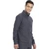 Cherokee Mens Scrub Jacket with a Standard Collar, Zipper Front and 4 Pockets CK399(Pewter)