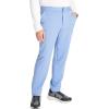 Cherokee Men’s Scrub Pants with 5 Pockets, Zip Fly, and Elastic Waistband for All-Day Comfort – CK131A(Ciel)