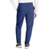 Cherokee Men’s Scrub Pants with 5 Pockets, Zip Fly, and Elastic Waistband for All-Day Comfort – CK131A(Navy)