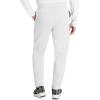 Cherokee Men’s Scrub Pants with 5 Pockets, Zip Fly, and Elastic Waistband for All-Day Comfort – CK131A(White)