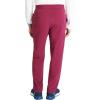 Cherokee Men’s Scrub Pants with 5 Pockets, Zip Fly, and Elastic Waistband for All-Day Comfort – CK131A(Wine)