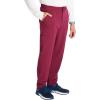 Cherokee Men’s Scrub Pants with 5 Pockets, Zip Fly, and Elastic Waistband for All-Day Comfort – CK131A(Wine)