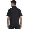 Cherokee Men’s Scrub Set – Modern Fit Polo Shirt WW615 with Natural Rise Jogger WW012(Black)