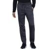 Cherokee Men’s Scrub Set – Modern Fit Polo Shirt WW615 with Natural Rise Jogger WW012(Pewter)