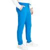 Cherokee Men’s Tapered Leg Pant Zip Fly with 5 Pockets and Elastic Rib-Knit Waistband – CK252A(Royal)