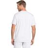 Cherokee Men’s Tuckable V-Neck Scrub Top with Trio Blend Stretchable Fabric WW755AB(White)