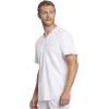 Cherokee Men’s Tuckable V-Neck Scrub Top with Trio Blend Stretchable Fabric WW755AB(White)