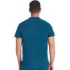 Cherokee Men’s V-Neck Scrub Top Journey with 2 Pockets and Front and Back Yoke Seams and Side Vents – CK824A(Caribbean Blue)