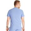 Cherokee Men’s V-Neck Scrub Top Journey with 2 Pockets and Front and Back Yoke Seams and Side Vents – CK824A(Ciel)