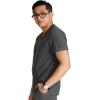 Cherokee Men’s V-Neck Scrub Top Journey with 2 Pockets and Front and Back Yoke Seams and Side Vents – CK824A(Heather Pewter)
