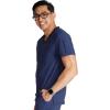 Cherokee Men’s V-Neck Scrub Top Journey with 2 Pockets and Front and Back Yoke Seams and Side Vents – CK824A(Navy)