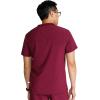 Cherokee Men’s V-Neck Scrub Top Journey with 2 Pockets and Front and Back Yoke Seams and Side Vents – CK824A(Wine)