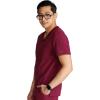Cherokee Men’s V-Neck Scrub Top Journey with 2 Pockets and Front and Back Yoke Seams and Side Vents – CK824A(Wine)