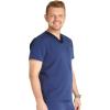 Cherokee Men’s V-Neck Scrub Top with Front Neckline, Yoke Seams, and Zip Pocket – CK718A(Navy)